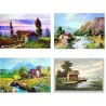 4GRANDS papiers riz Paysage-X31