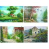 4GRANDS papiers riz Paysage-X32