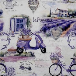 1 serviette papier Lavande -75