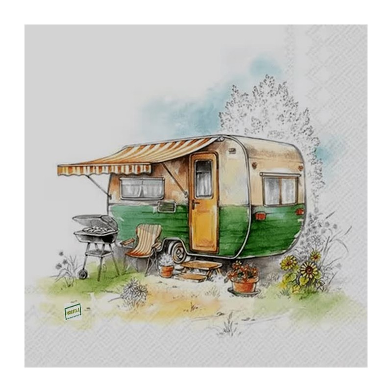 1serviette papier Caravanne-18