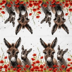 1serviette papier Les ânes-1