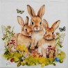 1serviette papier Lapins-111