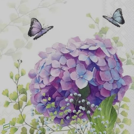 1serviette papier Hortensia-31