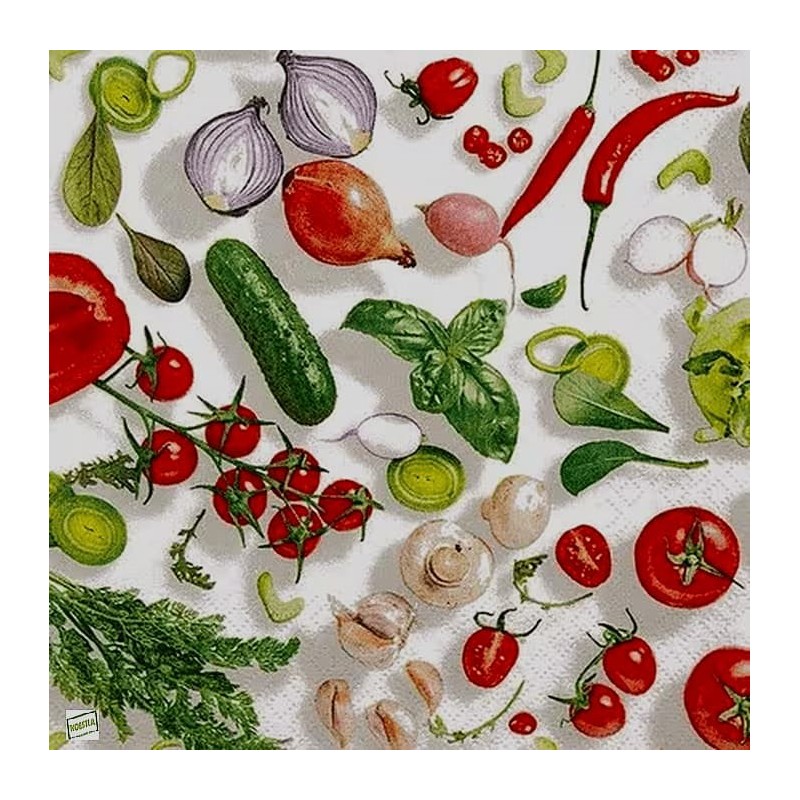 1serviette Les Légumes -1