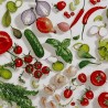 1serviette Les Légumes -1