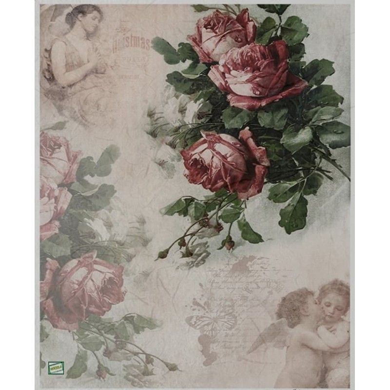 1papier riz Les Roses-R57L