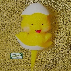 5 Poussins décoratifs résine