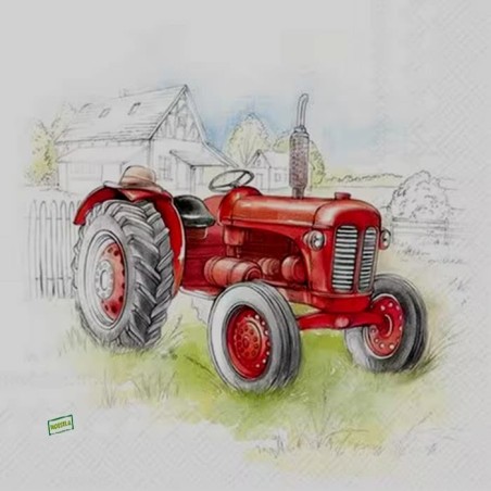 1 serviette papier Tracteur-24