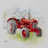 1 serviette papier Tracteur-24