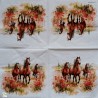 1serviette papier Chevaux-65