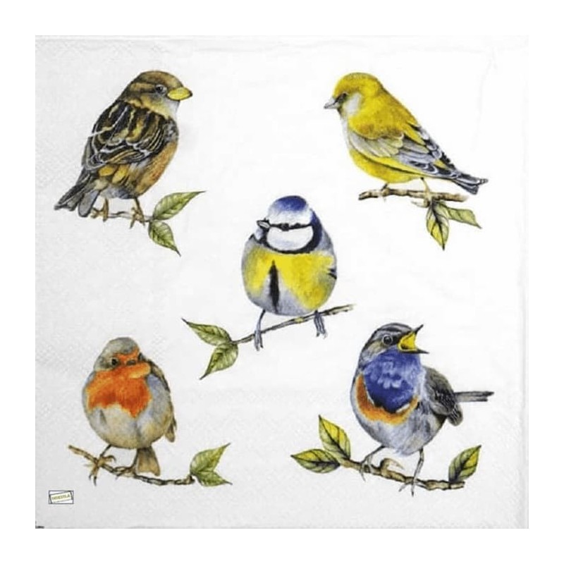 1serviette papier Moineaux-20