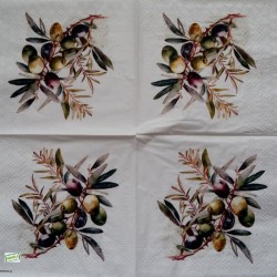 1serviette papier Olives-62