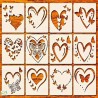 12 Pochoirs Coeurs créatifs-69