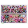 3000 demi perles Multicolores