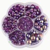 5000 demi perles Violet