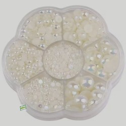 5000 demi perles Ivoire