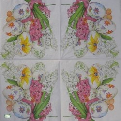 1 serviette papier Pâques -23