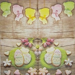 1 serviette papier Pâques -27