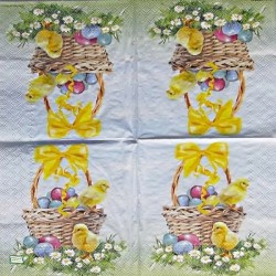 1 serviette papier Pâques -39
