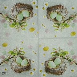 1 serviette papier Pâques -40