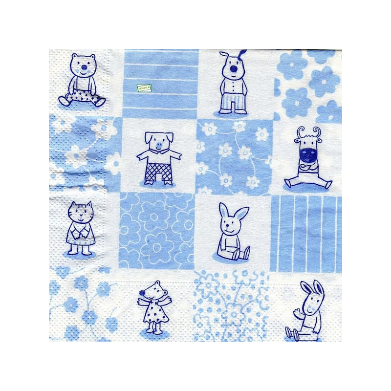 1serviette papier Bébé-34