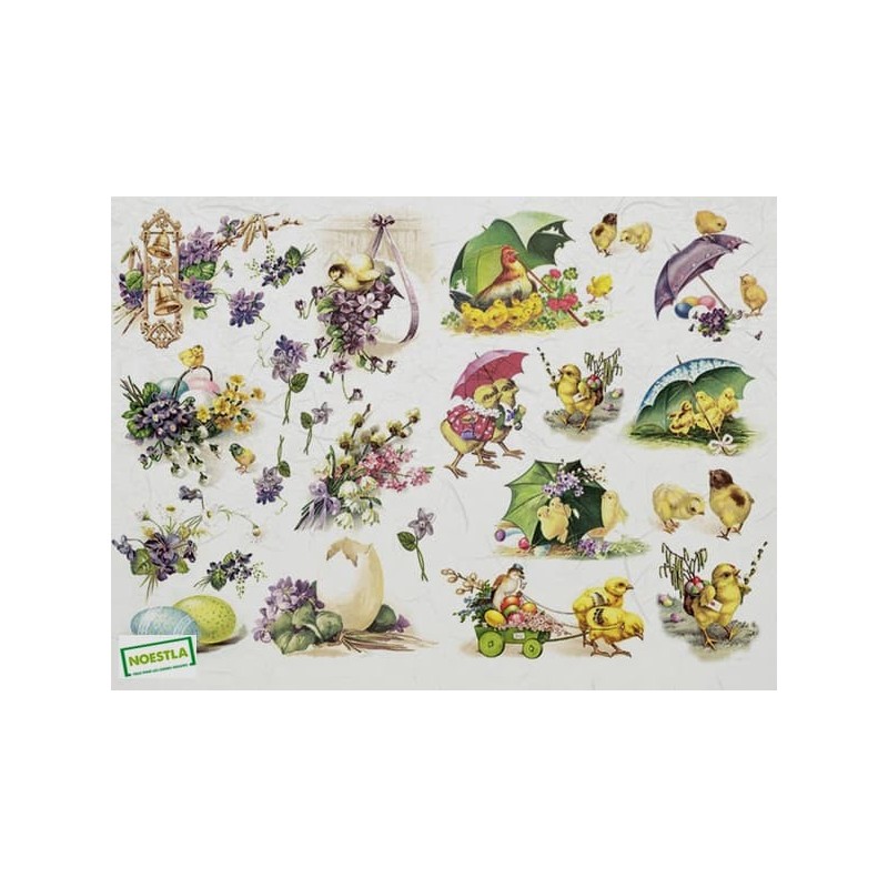 1 papier de riz Pâques-R488