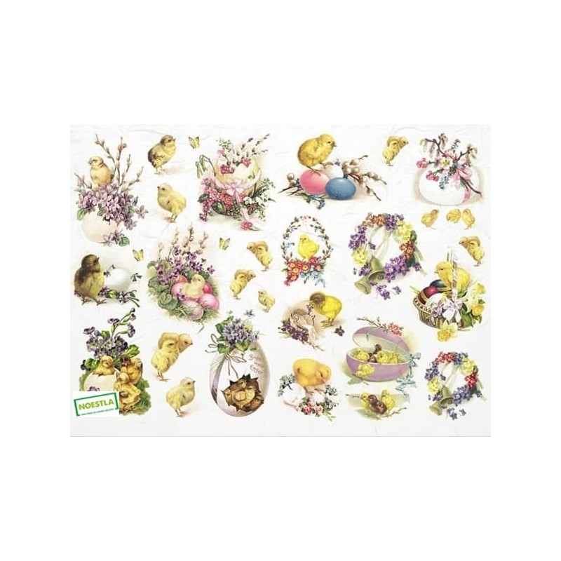 1 papier de riz Pâques-R489