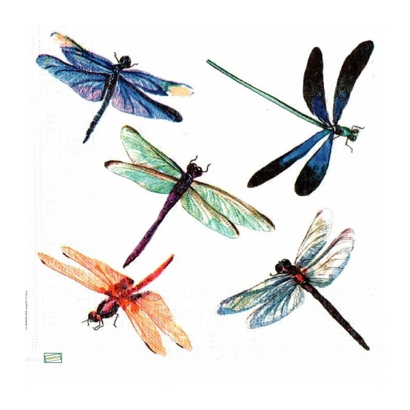 1 serviette Les Libellules -54