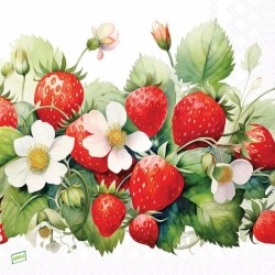 1 serviette Les fraises -54