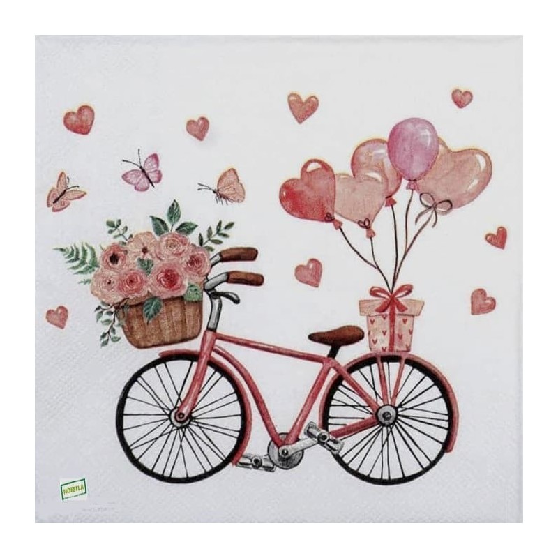 1 serviette papier Le vélo -36
