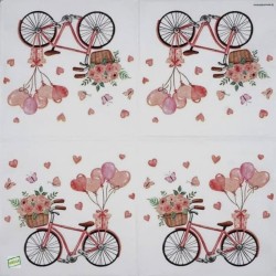 1 serviette papier Le vélo -36