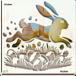 1 Grand Pochoir - Pâques -N1