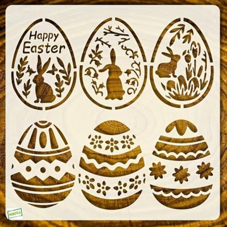 1 Grand Pochoir - Pâques -N2