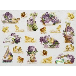 1 papier de riz Pâques-R827