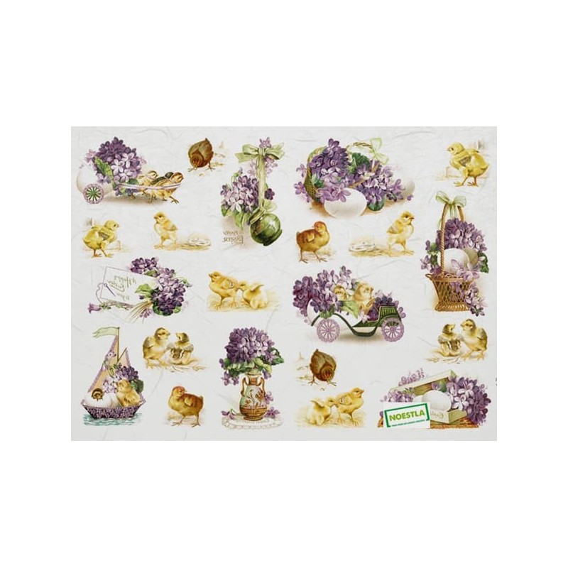 1 papier de riz Pâques-R827