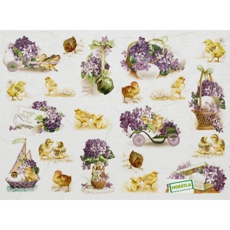 1 papier de riz Pâques-R827