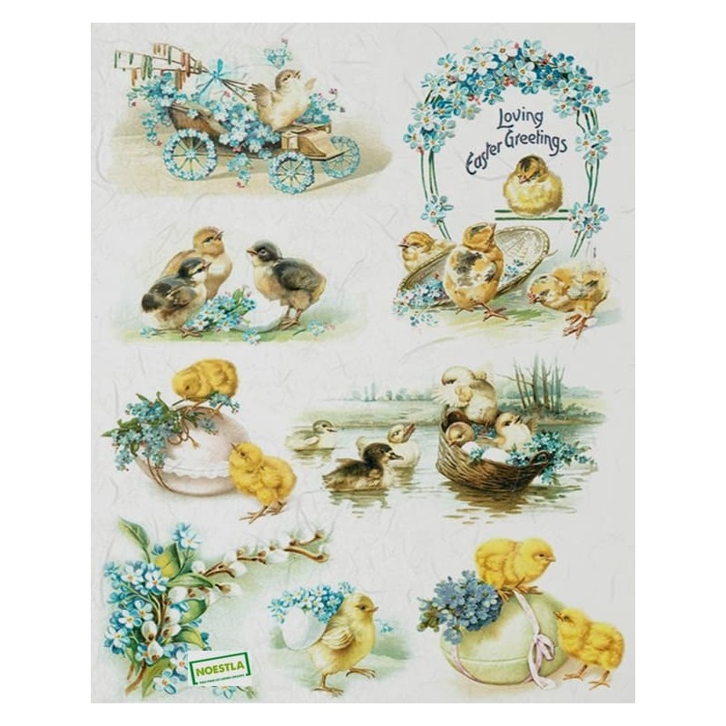 1 papier de riz Pâques-R828