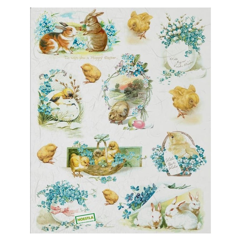 1 papier de riz Pâques-R829