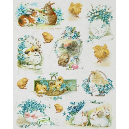 1 papier de riz Pâques-R829