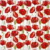 1 serviette Coquelicots -99