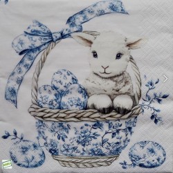 1 serviette papier Pâques -48
