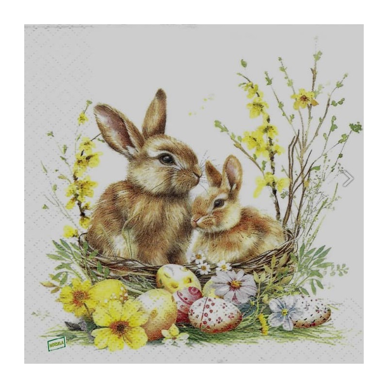1 serviette papier Pâques -49