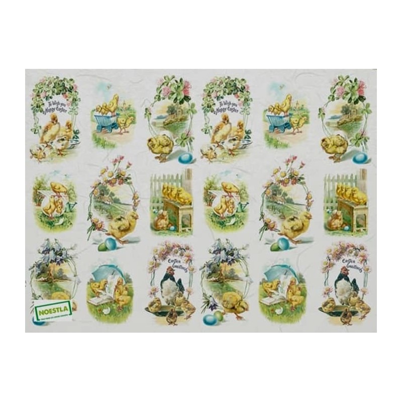 1 papier de riz Pâques-R831