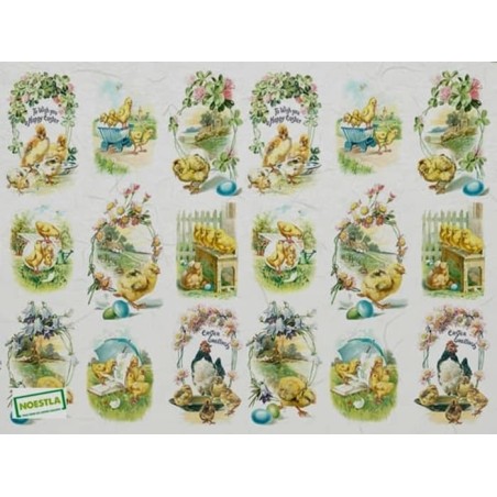 1 papier de riz Pâques-R831