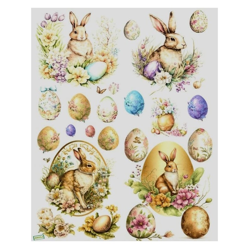 1 papier de riz Pâques-RE1953