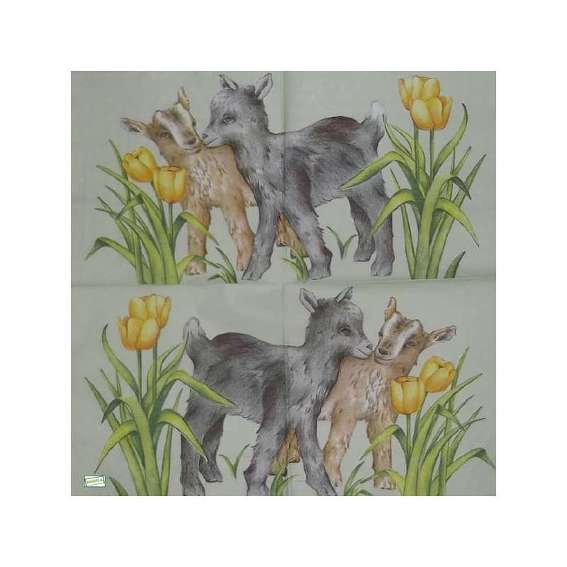 1serviette papier Agneaux-118