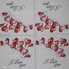 1serviette papier Coeurs-11