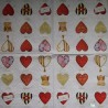 1serviette papier Coeurs-24