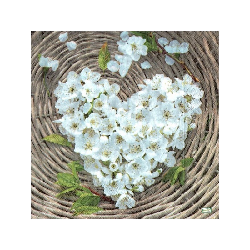 1serviette papier Coeurs-25