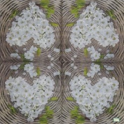 1serviette papier Coeurs-25